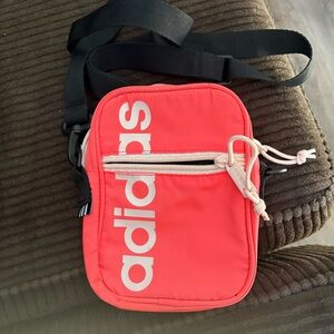 Adidas Originals Festival Unisex Crossbody Shoulder Waist Bag Hot Pink White